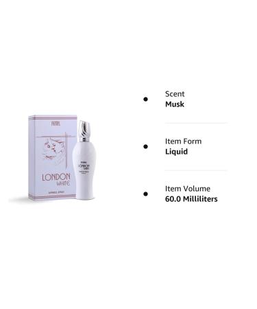 PATELs London White Perfume For Men & Women |60 ml | Premium Extra Long Lasting Perfume | Unique Gift For Patel Fans - Buy Online on GoSupps.com