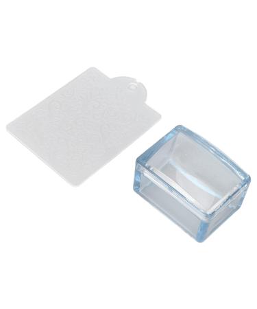 Clear Jelly Nails Stamper Nail Art Stamper Strong adsorption capacity easy to clean for DIY NAIL Decor for simple French manicure