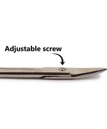 Professional Stainless Steel Beauty Scissors for Manicure, Pedicure, and Grooming - Curved Blade Nail Scissors for Men and Women - Buy Online on GoSupps.com