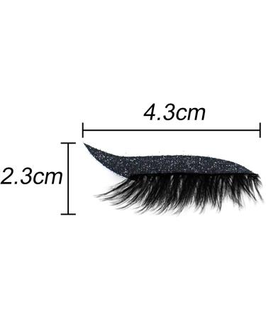 4 Pairs Eyeliner Decal Eyelash Sticker Long-Lasting Multipurpose Makeup Tool Type 4 - Buy Online on GoSupps.com