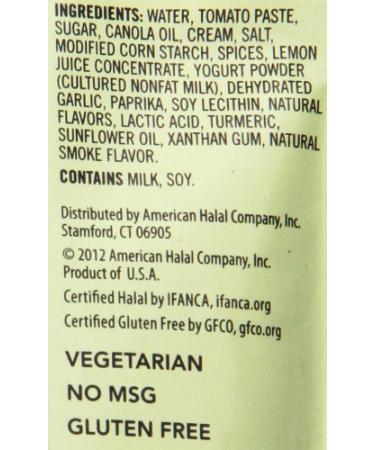 Saffron Road Tikka Masala Simmer Sauce - Non-GMO, Gluten-Free, Halal, Kosher, Vegetarian (7 oz, Pack of 8) - Buy Online on GoSupps.com