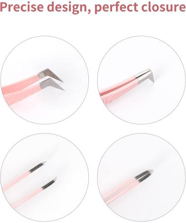 FADLASH 90 Degree Curved Volume Lash Extension Tweezers for Professional Artists - Ideal for Larger Fans - Fiber Tip 90 Tweezer - Buy Online on GoSupps.com