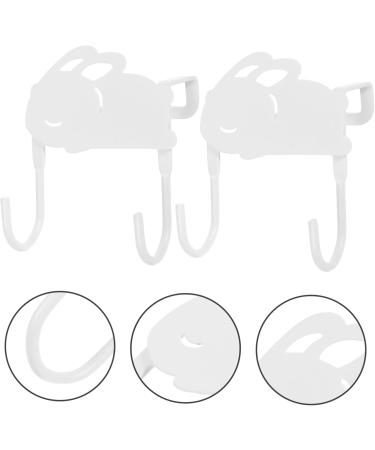 Alipis Coat Hooks 2pcs Shape Rabbit Door Heavy Hangers Over The Hooks Hook Racks Towel Coat Hanging Duty Hanger Clothes Hanger - Buy Online on GoSupps.com