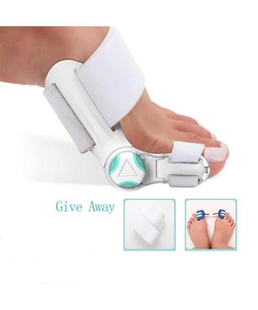 Adjustable Bunion Splint & Toe Separator - Bunion Relief & Hallux Valgus Corrector for Day/Night Support - Buy Online on GoSupps.com