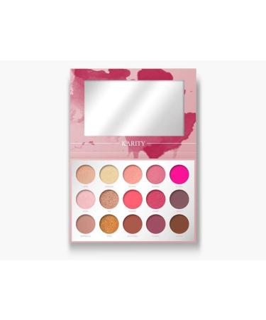 Shop Karity 15 Ros All Day Eyeshadow Palette - Highly Pigmented Bubbly Shades for Everyday Makeup - International Shipping Available - Buy Online on GoSupps.com