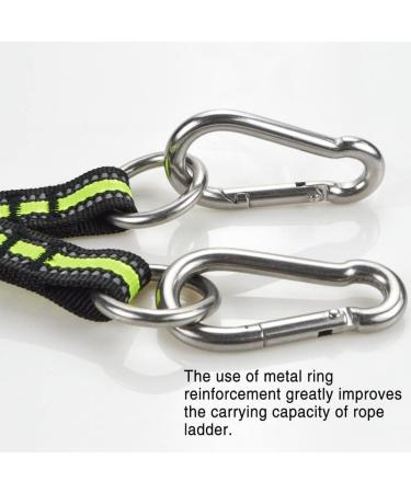 Sailortenx 3 Step Marine Rope Ladder for Inflatable Boat & Kayak - Portable Boating Ladder - Buy Online on GoSupps.com