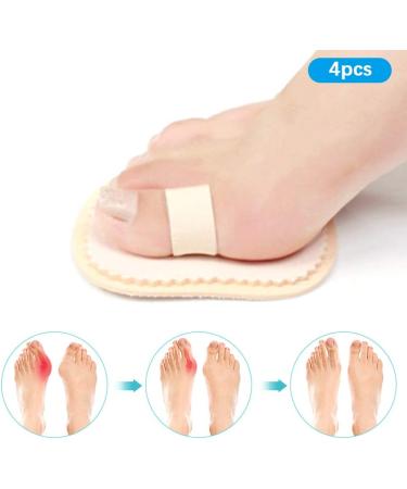 Keenso 4 Pcs EVA Cotton Toe Straightener Bunion Splint Corrector for Crooked Hammer Overlapping Claw Toes - Buy Online on GoSupps.com