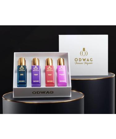 Exquisite Perfumes Liquid For Women Gift Set With Pocket Perfume Luxury EDP 4x20ml Floral Fruity Long Lasting Fragrance Ideal For Gifting & Everyday Elegance