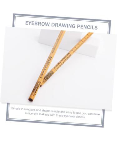AUTSUPPL 2pcs Eyebrow Pencil Waterproof Makeup Eyebrow Filler Waterproof Eyebrow Pen Waterproof Brow Wooden - Buy Online on GoSupps.com