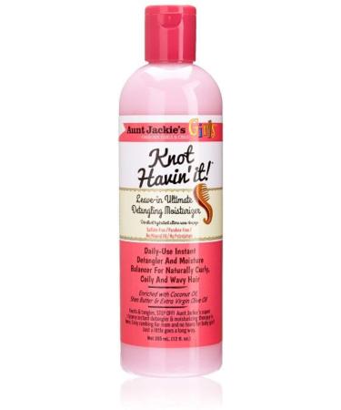 Aunt Jackie's Girls Knot Havin' It! Leave-In Ultimate Detangling Moisturizer 12 oz Pack of 2