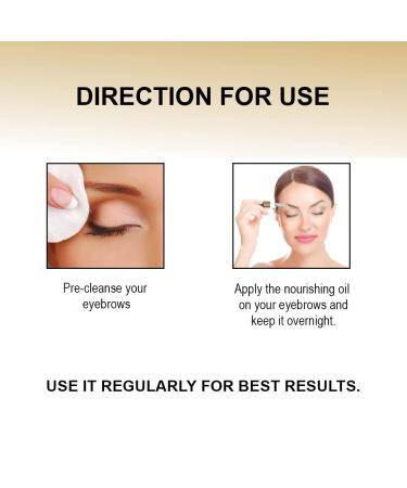 MINA iBrow Nourishing Oil - Stimulate Growth for Eyebrows, Eyelashes, Hair & Skin - 30ml - Buy Online on GoSupps.com