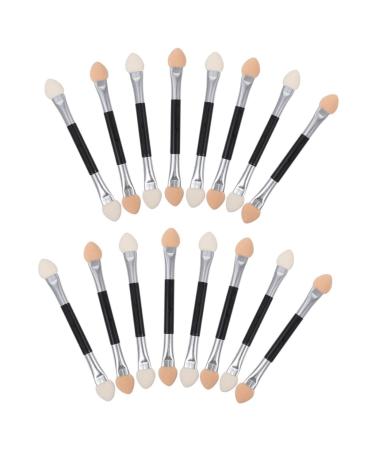 Beavorty 30pcs Eye Shadow Stick Makeup Gadgets Dual Ended Makeup Brush Lash Set Lip Gloss Brush Lip Balm Brush Sponge Eyeshadow Dual-side Eyeshadow Eyeshadow Applicator Girl