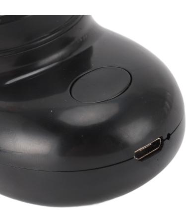 Electric Beard Clipper Stainless Steel Beard Trimmer USB Rechargeable Portable Small Men Beard Clipper Cleaner Fine Trimming for Travel Use (Matte Black) - Buy Online on GoSupps.com