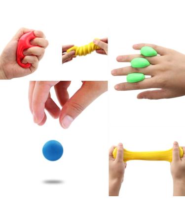 hfior 4 Pieces Therapy Putty Hand Squeezer Putty for Hand Training Therapy Putty - Buy Online on GoSupps.com