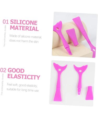 Mikinona 2pcs Eyeliner Baffle Silicone Molds Makeup Eyelash Tool Make-up Shield Supplies Miss Protection - Buy Online on GoSupps.com