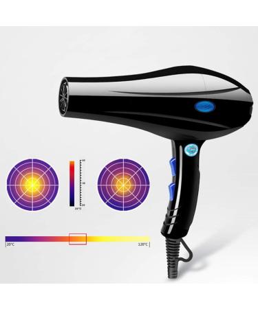 Hair Dryer Professional Salon Hairdryers Ionic Comb Professional Hair Styling Ultra 2000W Hair Dryer with Diffuser and Concentrator Nozzle 3 Heat 2 Speed Settings Low Noise for Man Woman Black Small - Buy Online on GoSupps.com