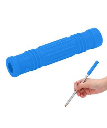 Silicone Pencil Topper for Toddlers - Safe Sensory Bite Toy for Baby Pacifiers (Blue) - Buy Online on GoSupps.com