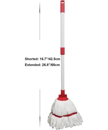 Xifando Mini Mop with Retractable Pole and Two Removable Heads - Buy Online on GoSupps.com