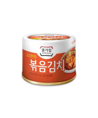 JONGGA Cabbage Fried Kimchi Can + Cabbage Kimchi Can 5.64oz (Pack of 6) - Korean Spicy Food - 33.84 Ounce - Buy Online on GoSupps.com