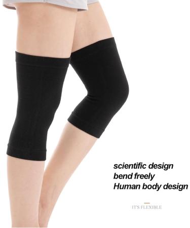 Thermal Knee Brace for Women - Elastic Arthritis Compression Sleeve for Cycling Running & Sports - Small Black Knee Pad - Buy Online on GoSupps.com