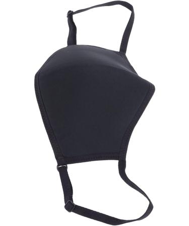 Omabeta Black Reusable Face Mouth Cover - Soft Latex Protective Cover for Walking | International Shipping - Buy Online on GoSupps.com