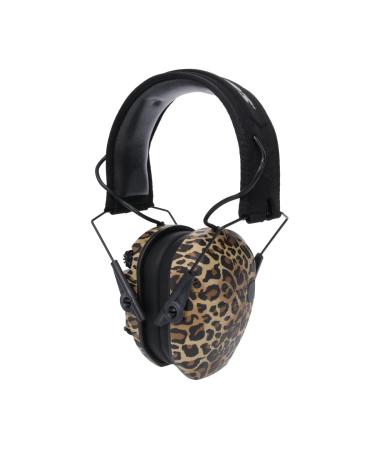 Walker's Razor Slim Electronic MUFF - Leopard Print