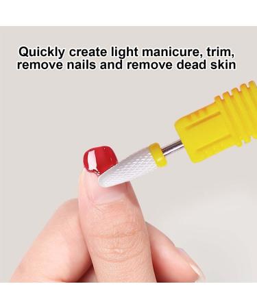 JOCXZI Ceramic Nail Drill Set Premium Ceramic Bits Set Ceramic Nail Drill Electric Nail Cutter Bits Setm Ceramic Bits in Corn Shape for Manicure Pedicure Cuticle Home Use 5 Pieces - Buy Online on GoSupps.com