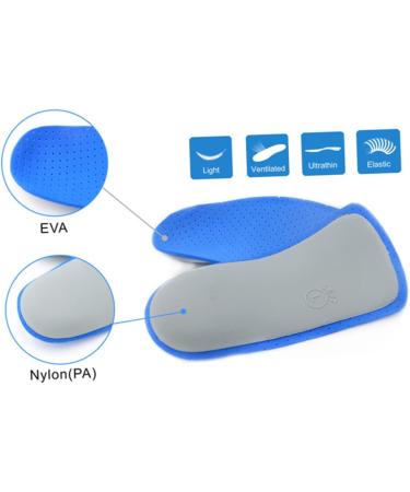 Buy Hemoton 2 Pairs Flatfoot Insoles - Sports Shoe Inserts with Non-Slip Arch Support for Men & Women - Buy Online on GoSupps.com