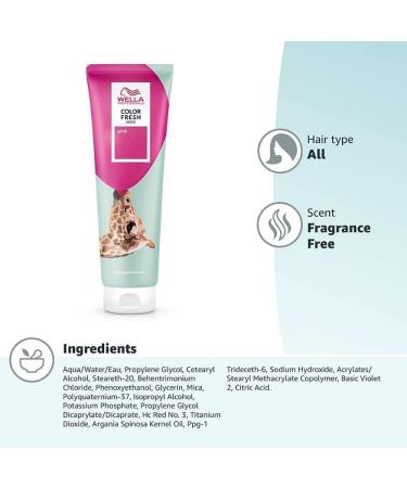  Wella Professionals 2 x Wella Professionals Color Fresh Semi Permanent Hair Mask 150ml - Pink - Buy Online on GoSupps.com
