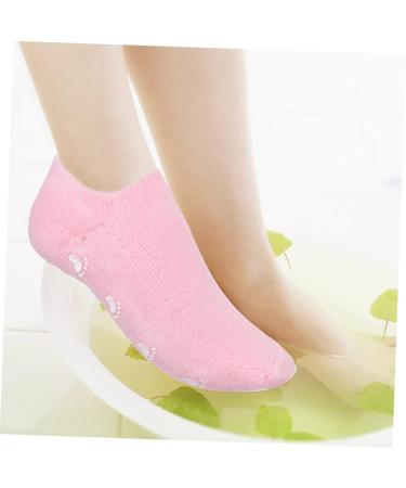 Moisturizing Socks Overnight 3 Pairs Foot Gel Socks Skin Vegetable Gel Casual Socks Cosmetic Moisturizing Socks - Buy Online on GoSupps.com