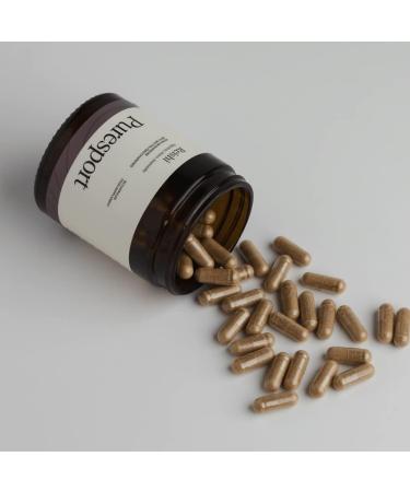 Puresport Reishi Supplement | 60 Capsules | 30% Polysaccharides for Digestion, Stress & Immunity - Buy Online on GoSupps.com