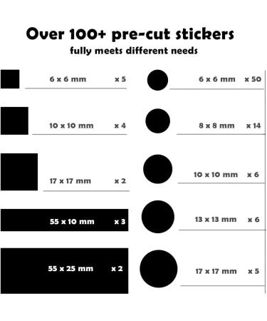 GreCreft Light Dimming Stickers (3 Sheets) - Block LED Light for Routers, TVs & Electronics - Buy Online on GoSupps.com