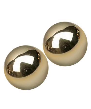 JECOMPRIS 2ST Gymnasikball from brass wristwear exercise balls Practical balls Older massage ball Massage balls made of metal practical massage balls portable metal ball China