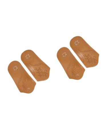 FOMIYES 2 Pairs Large Hamster Cage Plantar Insoles Mens Shoe Inserts Insoles for Plantar Shoe Cushions for Men Half Pads for Flatfoot Inner Cushion Non-Slip Man
