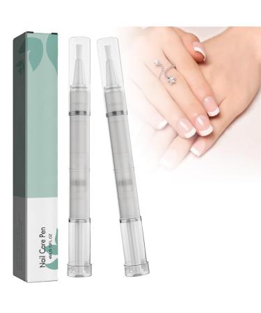 Hongecb Nail Care Pen 2 PCs Nail Care Stift - Health Routine Nail Care Pen for well -kept fingernails & toenails |Strengthens and protects |Simple application |Suitable for everyday life 2PCs