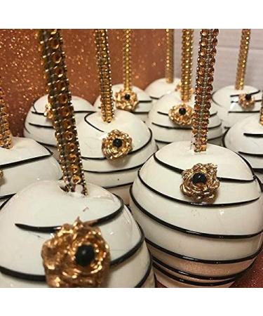 Bling Bamboo Sticks for Candy Apples and Treats 24-Pack (Gold) - Buy Online on GoSupps.com