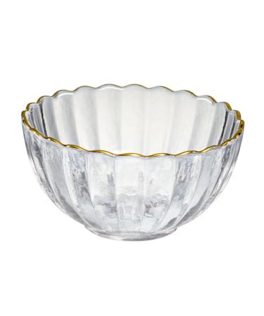 MAGICLULU Clear Glass Bowl 1pc Bowl Storage Dessert Display Decorative Home Exquisite Ice Holder Kitchen Bowls Durable Baking As Shown 15.3x15.3cm