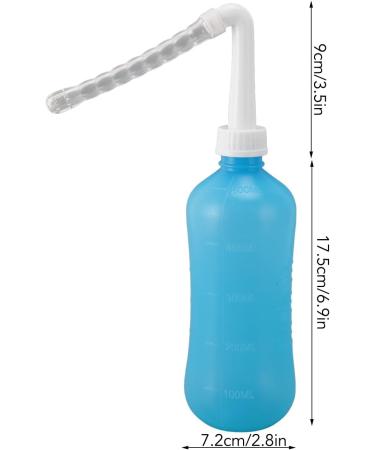 Nasal Wash Bottle Silicone ABS Manual Nose Wash Cleaner Large Capacity Standardized Family Friendly Usage (500ML Blue) 500ML Blue 500ML Blue - Buy Online on GoSupps.com