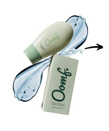 Quanna Oomf - All Natural Water Based Personal Moisturiser & pH Balanced Infused with Hemp and Prebiotics Non Sticky (50ml)