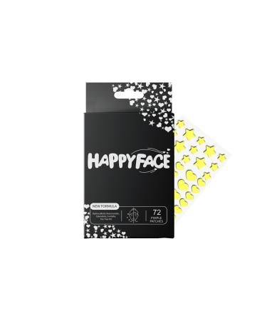 Shocking Yellow Stars + Hearts Pimple Patches Acne Spot Dots Party Pack 72 Count Hydrocolloid Niacinamide Centella Calendula Tea Tree Oil All Skin Types