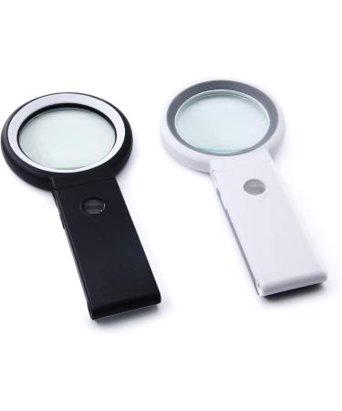 Portable Magnifying Glass with Light & Scale Handheld Large Magnifying Glass 18 LED Cold and Warm Light with 3 Modes Reading Magnifying Glass with Light for Seniors Hands Free 18 LED Cold and Warm 3 - Buy Online on GoSupps.com