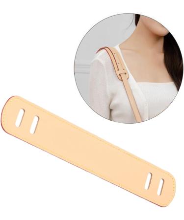 Generic Leather Shoulder Strap with Handle PU Leather Bag Strap Pad for Laptop Case light Khaki S - Buy Online on GoSupps.com