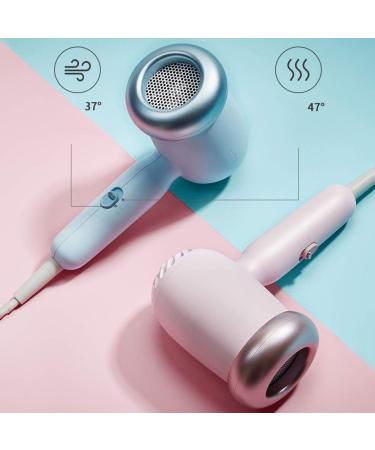 Professional Ionic Hair Dryer 550W Travel Hairdryers Hair Dryer for Children 2 Speeds Overheating Protection Low Noise Low Radiation Best Gift for Students Friends for PortableTravel Home Use Pink - Buy Online on GoSupps.com