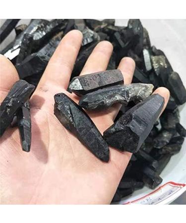 100g Rough Natural raw Gemstone Black Tourmaline Point Crystal Tumbled Wand for Natural Luster - Buy Online on GoSupps.com