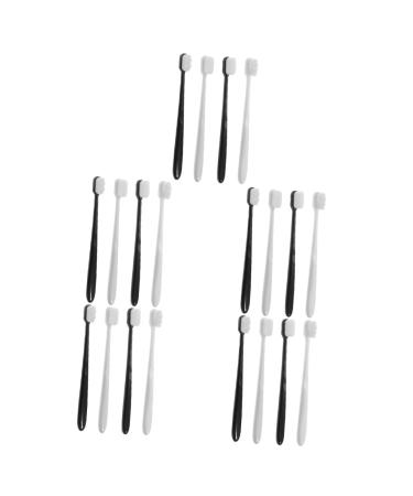 Minkissy 20 pcs soft toothbrush wear -resistant toothbrush children's toothbrush travel toothbrush together collapsible toothbrush adults travel toothbrush cosmetics captivity