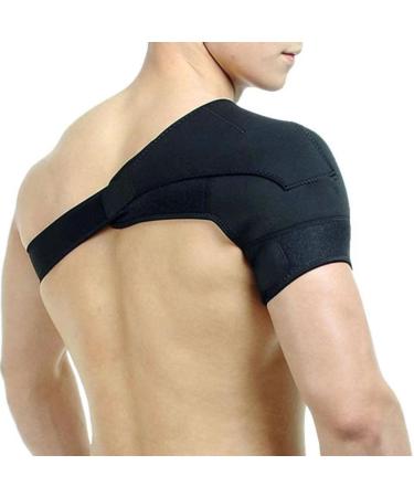 Neoprene Shoulder Support Bandage - Unisex Upper Arm Brace for Shoulder Injuries & Stiffness | Fits Left or Right Shoulder - Buy Online on GoSupps.com