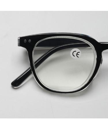 Vevesmundo Anti Blue Light Retro Reading Glasses - Black +1.0 to +4.0 - International Shipping - Buy Online on GoSupps.com