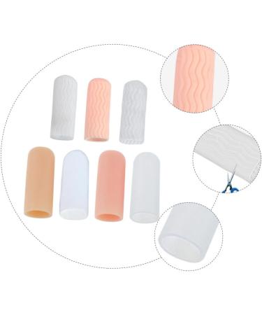 FOMIYES 7 Pairs Gel Finger Cots - Silicone & Rubber Finger Protectors for Guitar Crafting & More - International Shipping Available - Buy Online on GoSupps.com