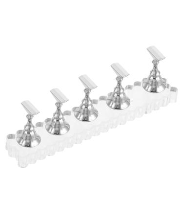ABOOFAN 1 Set Nail Stands for Press on Nail Stand for Painting Nails Nail Stand for Press on Nail Practice Stand Nail Painting Stand Fake Nail Holder Exercise Rack Symphony Magnet 10.4x3cm As Shown