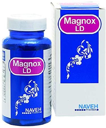 Magnox Lady Magnesium Supplement Capsules (60) for PMS and Menopausal Symptoms by Naveh Pharma